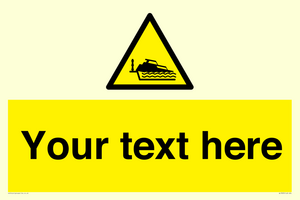 Custom warning grounding cruiser on lock cill